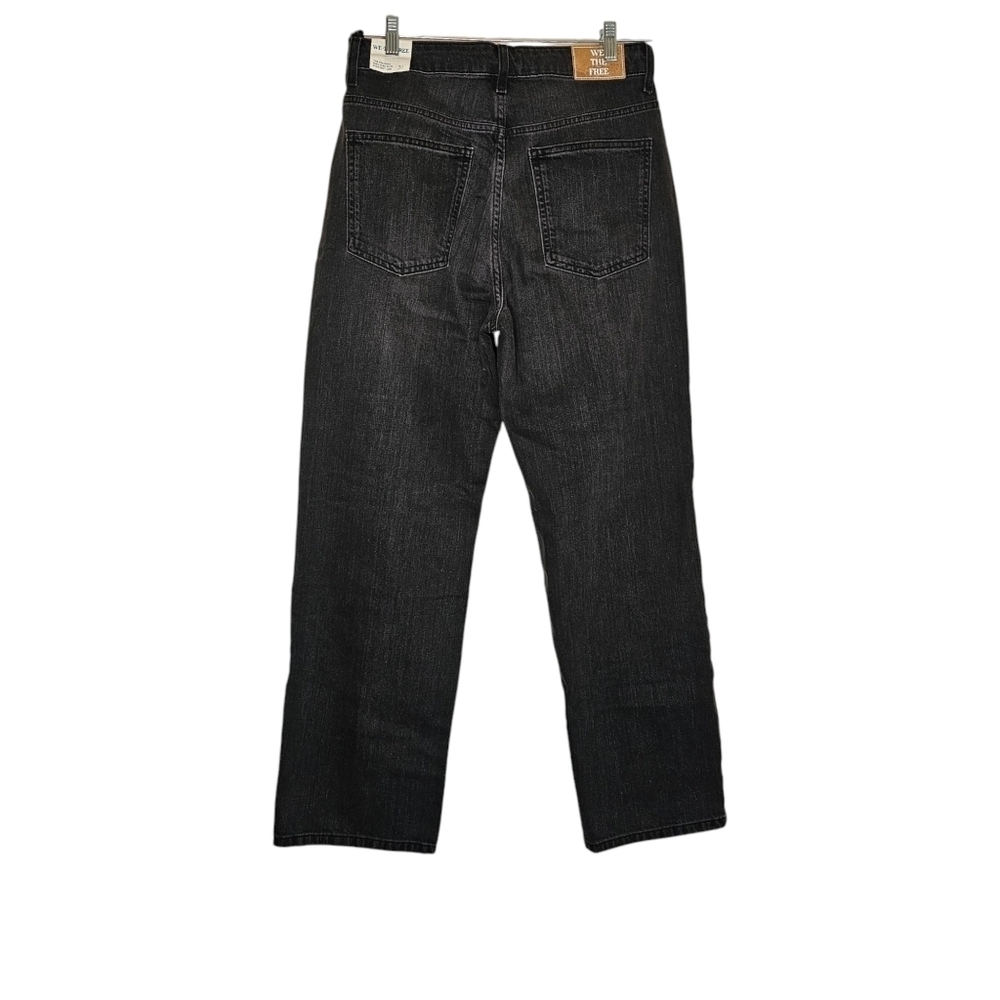 FREE PEOPLE Pacifica Straight Leg Jeans in Worn Black•Size 31•NWT - Picture 15 of 15